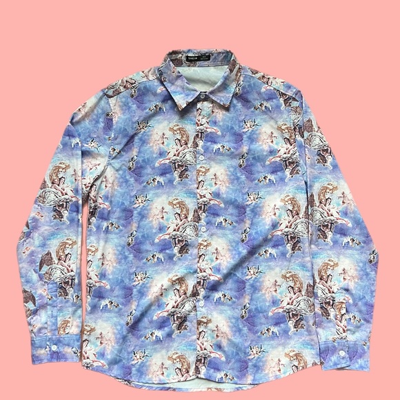 Shein Renaissance Art Button Up - Picture 1 of 1